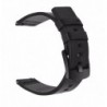 Curea piele compatibila Samsung Galaxy Watch3, 45mm, telescoape Quick Release, Negru
