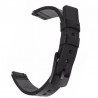 Curea piele naturala compatibila Samsung Galaxy Watch3, 45mm, telescoape Quick Release, 22mm, Negru