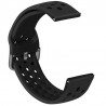 Curea din silicon, compatibila Samsung Galaxy Watch3, 45mm, telescoape Quick Release, 22mm, Negru