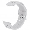 Curea din silicon, compatibila Samsung Galaxy Watch3, 45mm, telescoape Quick Release, 22mm, Gri