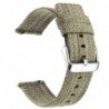 Curea material textil, compatibila Samsung Galaxy Watch Active 2, telescoape QR, Olive Green