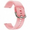 Curea din silicon compatibila cu Samsung Gear 2 Live, Telescoape QR, 22mm, Coral Pink