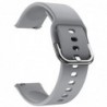 Curea din silicon compatibila cu Lg G Watch W100, Telescoape QR, 22mm, Shark Gray