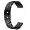 Curea metalica compatibila Huawei Watch GT 2 Pro, telescoape Quick Release, Bright-Black