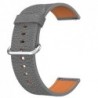 Curea piele, compatibila Huawei Watch GT 2 Pro, telescoape Quick Release, 18cm, Gri