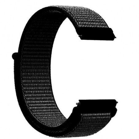 Curea material textil, compatibila cu Huawei Watch GT 2 Pro, Telescoape QR, 22mm, Raisin Black