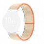 Curea textila, compatibila Samsung Galaxy Watch Active 2, telescoape Quick Release, Double Cream