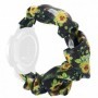 Curea textila elastica, compatibila Samsung Galaxy Watch 4, 44mm, telescoape Quick Release, Scrunchies 1