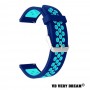 Curea din silicon compatibila cu Honor Magic Watch 2 46mm, VD Very Dream, 22mm, Olympic Blue