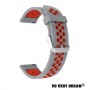 Curea din silicon compatibila cu Honor Magic Watch 2 46mm, VD Very Dream, 22mm, Gray Ruby