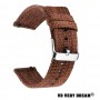 Curea material textil, compatibila cu Honor Magic Watch 2 46mm, VD Very Dream, 22mm, Pecan Brown