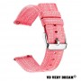 Curea material textil, compatibila cu Honor Magic Watch 2 46mm, VD Very Dream, 22mm, Flamingo Pink