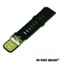 Curea din silicon compatibila cu Honor Magic Watch 2 46mm, VD Very Dream, 22mm, Black Moss