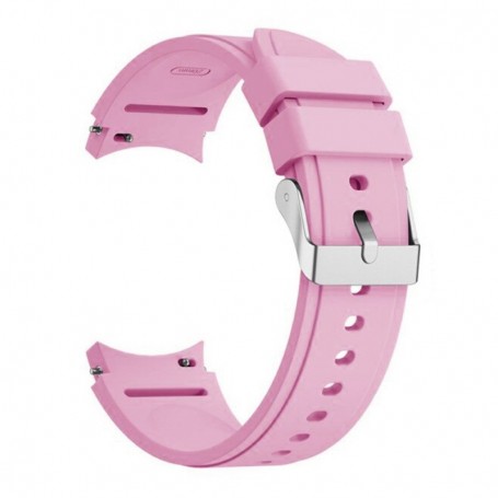 Curea silicon, compatibila Samsung Galaxy Watch 4 Classic, 42mm, VD Very Dream®, Quick Release,  Light Coral