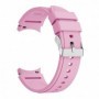 Curea silicon, compatibila Samsung Galaxy Watch 4 Classic, 42mm, VD Very Dream®, Quick Release,  Light Coral