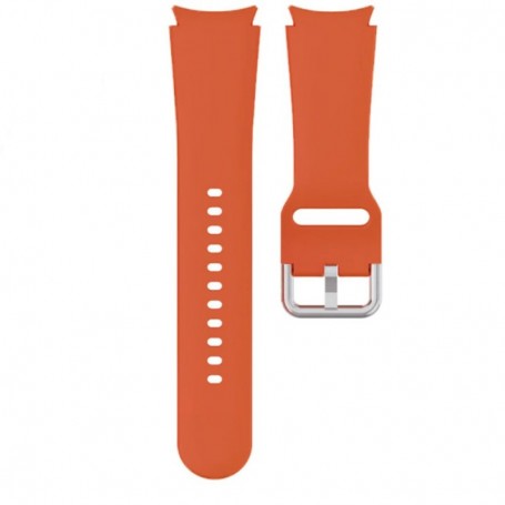 Curea silicon, compatibila Samsung Galaxy Watch 4 Classic, 42mm, VD Very Dream®, Quick Release,  Carrot Orange