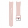 Curea silicon, compatibila Samsung Galaxy Watch 4 Classic, 42mm, VD Very Dream®, Quick Release,  Peach Pink