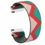 Curea textila elastica, compatibila Huawei Watch GT 3 42mm, telescoape Quick Release, India Model
