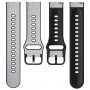 Curea hibrid silicon-piele, compatibila Samsung Galaxy Watch 4 Classic, 42mm, telescoape Quick Release,  Pearl White