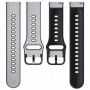 Curea hibrid piele-silicon compatibila cu Amazfit Pace 1, Telescoape QR, 22mm, Pearl White