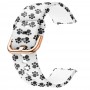 Curea silicon, compatibila Huawei Watch GT 3 42mm, telescoape Quick Release,  Little Paw