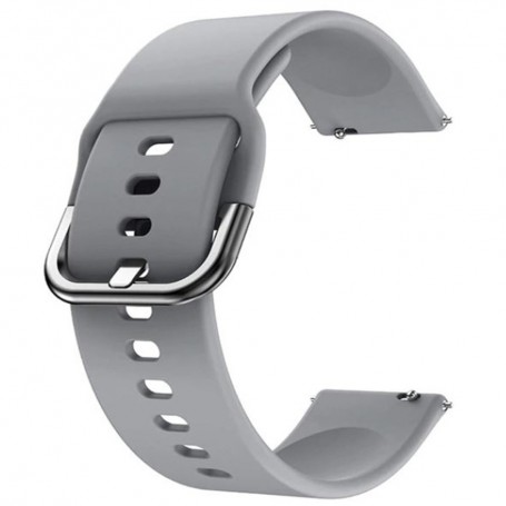 Curea din silicon compatibila cu Huawei Watch GT 3 46mm, Telescoape QR, 22mm, Shark Gray