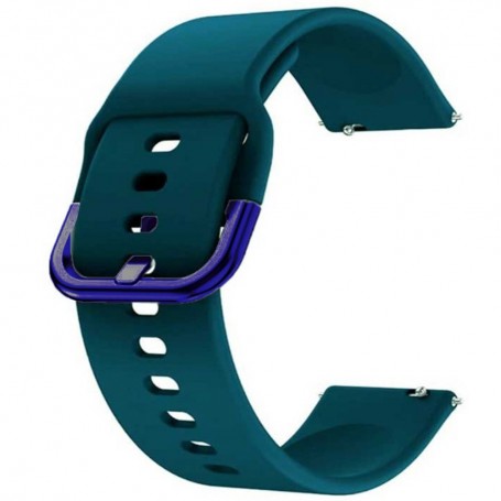 Curea din silicon compatibila cu Huawei Watch GT 3 46mm, Telescoape QR, 22mm, Viridian Green