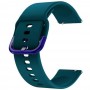 Curea din silicon compatibila cu Huawei Watch GT 3 46mm, Telescoape QR, 22mm, Viridian Green
