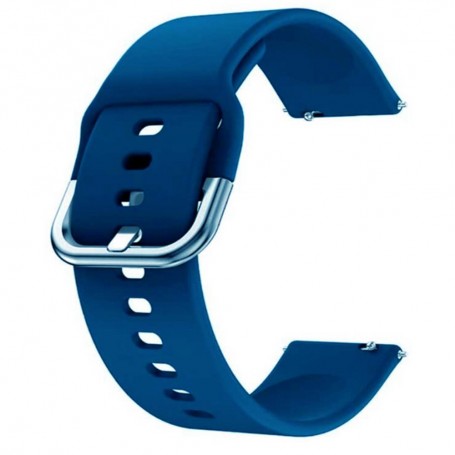 Curea din silicon compatibila cu Huawei Watch GT 3 46mm, Telescoape QR, 22mm, Cobalt Blue