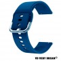 Curea din silicon compatibila cu Huawei Watch GT 3 46mm, Telescoape QR, 22mm, Cobalt Blue