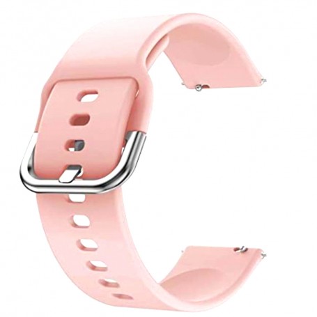 Curea silicon, compatibila Huawei Watch GT 3 42mm, telescoape Quick Release, Apricot