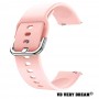 Curea silicon, compatibila Huawei Watch GT 3 42mm, telescoape Quick Release, Apricot