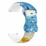 Curea silicon, compatibila Samsung Galaxy Watch 4, 44mm, VD Very Dream®, Quick Release,  Seaside Dream