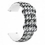Curea silicon, compatibila Honor Magic Watch 2 42mm, VD Very Dream®, Quick Release, Black Pattern