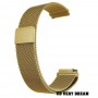 Curea Milanese Loop, compatibila Huawei Watch GT 3 42mm, telescoape Quick Release,  Auriu