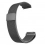 Curea tip Milanese Loop, compatibila Huawei Watch GT 3 42mm, telescoape Quick Release,  Space Gray