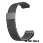 Curea tip Milanese Loop, compatibila Huawei Watch GT 3 42mm, telescoape Quick Release,  Space Gray