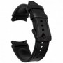 Curea Hybrid Leather, compatibila Samsung Galaxy Watch 5 Pro, VD Very Dream®, Quick Release, Midnight Black