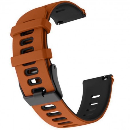 Curea silicon compatibila Huawei Watch GT 3 46mm, VD Very Dream®, Telescoape QR, 22mm, Tiger Orange