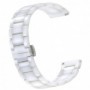 Curea ceramica, compatibila Moto 360 42mm generatia 2, telescoape Quick Release, Ceramic White