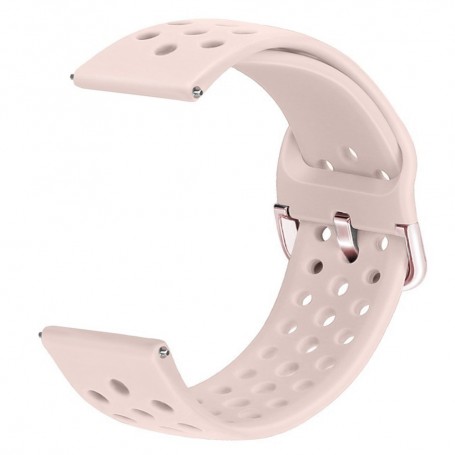 Curea din silicon, compatibila Huawei Watch GT 3 46mm, VD Very Dream®, telescoape QR, Roz
