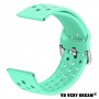 Curea silicon, compatibila Huawei Watch GT 3 42mm, VD Very Dream®, telescoape QR, Mint Green