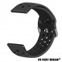 Curea din silicon, compatibila Huawei Watch GT 3 42mm, VD Very Dream®, telescoape QR, Negru