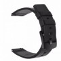 Curea piele naturala, compatibila Amazfit GTS 4, telescoape Quick Release, Negru