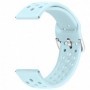 Curea din silicon, compatibila Amazfit GTS 4, telescoape Quick Release, Ice Blue