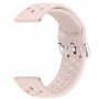 Curea din silicon, compatibila Amazfit GTS 4, telescoape Quick Release, Roz