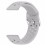 Curea silicon, compatibila Amazfit GTS 4, Telescoape QR, Gri