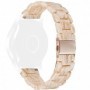 Curea polimer, compatibila Amazfit GTS 4, telescoape Quick Release, Cappuccino