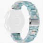 Curea polimer, compatibila Amazfit GTS 4, telescoape Quick Release, Laguna Blue