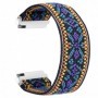 Curea textila elastica, compatibila Amazfit GTS 4, telescoape Quick Release, Traditional Model